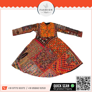Vestido Banjara afgano vintage más a la moda con vestido bordado hecho a mano a precio asequible - Product Image 2