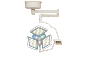 Support chirurgical électrique réglable à 3 pétales sans ombre de haute qualité pour clinique vétérinaire et bloc opératoire - Product Image 1
