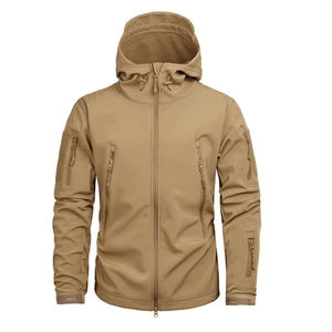 Offre Spéciale léger blanc Softshell doudounes pour hommes manteau de pluie respirant coupe-vent étanche Zip Protection contre les intempéries - Product Image 1