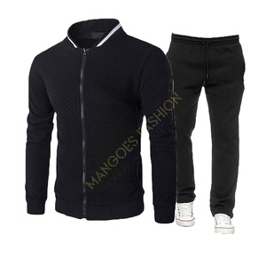 Ensemble de survêtement unisexe en molleton 100 % coton pour l'hiver, idéal pour le jogging, le hip-hop et le streetwear - Product Image 1