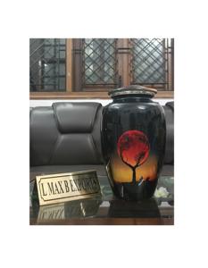 โกศโลหะสำหรับผู้ใหญ่โกศโลหะแบบคลาสสิกโกศของมนุษย์อุปกรณ์สำหรับงานศพแมวสัตว์เลี้ยง - Product Image 1