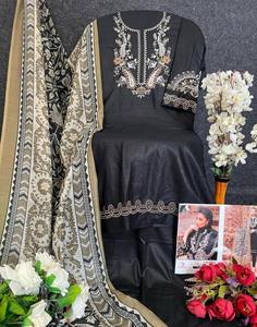 Fournisseur mondial de Salwar Kameez pakistanais en gros avec mousseline de soie Dupattas prêt à expédier OEM à bas prix - Product Image 3