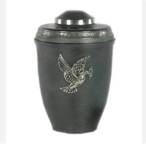 Refined Vintage Brass <b>Keepsake</b> <b>Ash</b> Storage Urn with Personalized Commemorative Plaque and Artistic Lid - Product Image 4