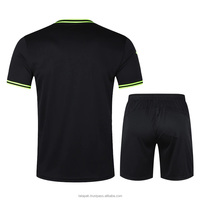Tenues de sport personnalisées, uniformes d'arbitre, survêtements, maillots d'arbitre de football, ensemble de maillots d'arbitre vierges, vêtements d'arbitre professionnels pour compétition