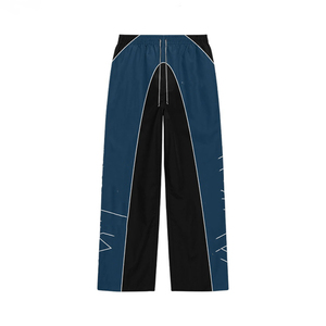 Chaqueta y Pantalones Deportivos de Nailon con Cremallera, Logotipo Bordado Personalizado, Traje Deportivo Impermeable - Product Image 3