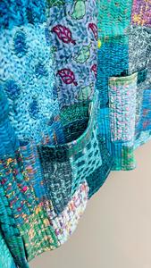 ชุดกิโมโนผ้า Kantha ที่เป็นแรงบันดาลใจวินเทจ - ชุดกิโมโนผ้า Kantha โบฮีเมียนเนื้อกลางทุกเพศในราคาขายส่ง OEM จํานวนมาก - Product Image 5