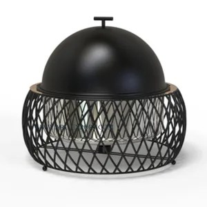 Vajilla para fiestas de bodas y eventos, calentador de alimentos, plato para servir, cazuela hecha a mano de hierro y Metal de gran tamaño con revestimiento de polvo negro - Product Image 1