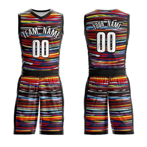 Vêtements de basketball unisexes personnalisés en gros, respirants, à séchage rapide, sans manches, en polyester, ensembles de vêtements de sport, impression par sublimation, uniformes - Product Image 6