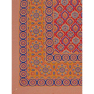 Red Floral 240 TC 100% Cotton Bedsheet Set Super <b>King</b> <b>Size</b> with 2 Pillow Covers Home Use (SHKV1086) - Product Image 5