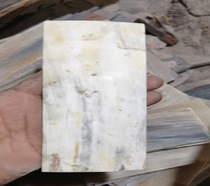 Escalas de mango de cuchillo de cuerno de buey blanco de tamaño personalizable, artesanía Natural pulida hecha a mano con estilo de amor, escala personalizable - Product Image 1