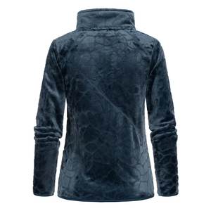 Ropa deportiva elegante, chaqueta de lana Polar con cremallera pesada para mujer, chaqueta de abrigo de moda cálida y duradera con logotipo personalizado - Product Image 6