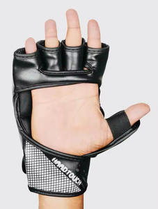 Gants de MMA professionnels de bonne qualité, logo personnalisé, vente en gros, gants de grappling en cuir, gants de sparring, gants de boxe en PU, arts martiaux - Product Image 2