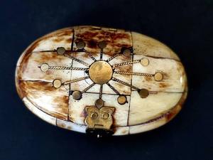 Joyero con incrustaciones de hueso hecho a mano más vendido, perfecto para anillos y collares, disponible en cantidad a granel para la venta - Product Image 5