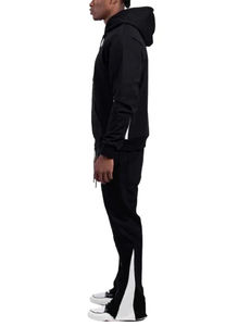 Conjuntos Deportivos Personalizados de Invierno para Hombre, de Alta Calidad, con Logotipo Personalizado, para Entrenamiento, Trotar, Tallas Grandes, Secado Rápido, Estilo Urbano, Conjuntos Deportivos Sólidos - Product Image 5