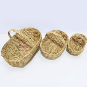 Artex Dong Thap Paniers de pique-nique naturels avec porte-bouteille de vin Élégant panier-cadeau en osier tissé pour les amateurs de vin et les repas en plein air - Product Image 4