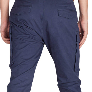 2024 nouveauté pantalon cargo coupe ample cordon Jogging travail pantalon pleine taille hommes pantalon blanc Joggers piste Cargo pantalon - Product Image 5