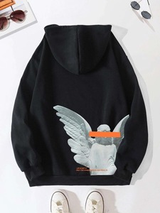 Sweat à capuche en molleton de coton pour hommes Léger et respirant Vêtements d'hiver Nouveau design Pull à capuche décontracté - Product Image 4