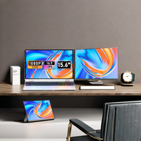 OEM P5 double moniteur portable ultra-mince 15.6 "FHD 1080P IPS compatible avec les ordinateurs portables 13"-17.3 "pour les entreprises et les jeux