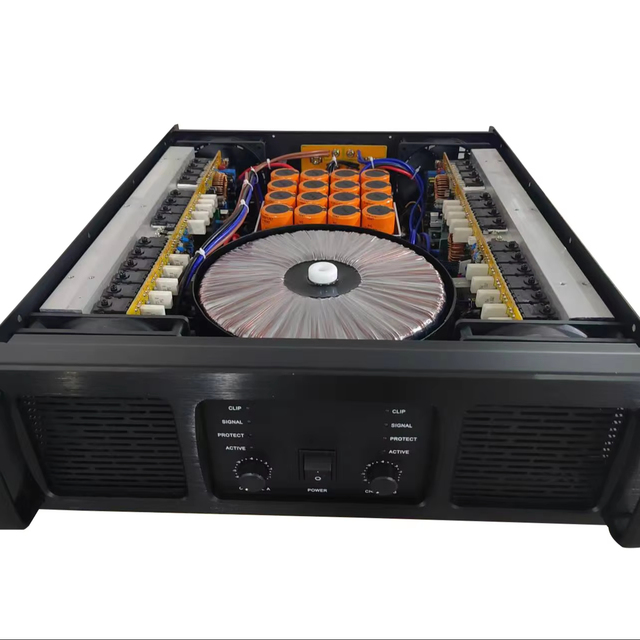 3000W at 8 Ohms for 21-Inch Subwoofer and Full - Frequency Speakers Professional - Grade Audio Power Amplifier for Live Show