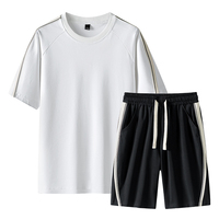 Vêtements de sport d'hiver pour hommes, ensemble sportif 2 pièces, vêtements de sport décontractés, 100% coton, léger, anti-UV, respirant