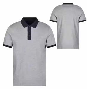 Camisa de Negocios para Hombre, 100% Algodón Tejido, Diseño Sólido, Estampado Personalizado, Estilo Casual de Verano, Talla Grande, 250 Gramos de Peso - Product Image 5