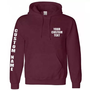 Sudadera con capucha de hombre de talla grande bordado Diseño personalizado MOQ bajo - Product Image 2