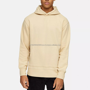 Sweats à capuche en polaire d'hiver pour hommes 100% coton polyester Motif uni avec capuche personnalisée Sweats à capuche thermiques - Product Image 4