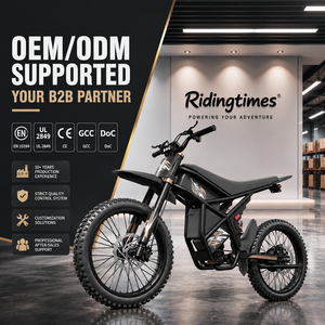 Bicicleta Eléctrica Ridingtimes GT73 PRO para Travesía, Neumático Todoterreno de 25 Pulgadas, 60V 36Ah - Product Image 2