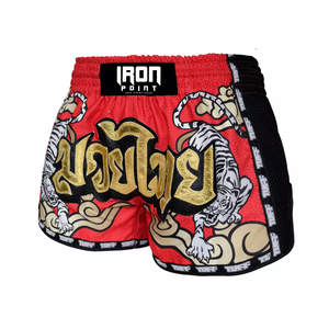 กางเกงขาสั้นมวยไทยแห้งเร็วสำหรับใส่ชกมวยและศิลปะการต่อสู้ - Product Image 4