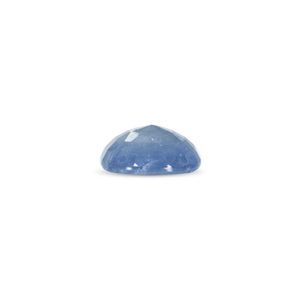 Saphir bleu naturel 11,35 carats, pierre précieuse facettée, calibrée, 10 mm, bleu royal, hauteur de la pierre 8 mm, hauteur de l'item 6 mm, traitée thermiquement - Product Image 2
