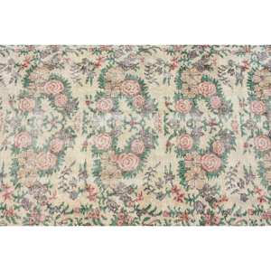 พรมสไตล์ตุรกีสีเบจคลาสสิกสีแดงขนาดใหญ่3.6x6.3ฟุตพรมลาเท็กซ์ขนสัตว์นามธรรมขนาด10มม. พรมสี่เหลี่ยมสำหรับตกแต่งโถงทางเดินในห้อง - Product Image 5