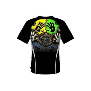 Jersey de rugby gráfico completo con costura de panel, ajuste de cola caída, tela de control de humedad y opciones de detalles de equipo personalizadas - Product Image 4