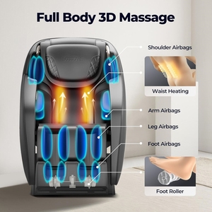 Silla de Masaje de Alta Tecnología con Gravedad Cero, Cápsula Espacial de Cuerpo Completo, con Voz Inteligente y Tecnología de IA - Product Image 5