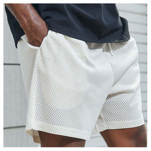 Shorts de basket-ball personnalisés pour hommes de haute qualité, respirants et à séchage rapide, en maille - Product Image 2