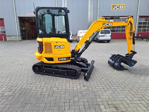 Miniexcavadora JCB 26C-1 de 2.6 Toneladas con Ruedas Compactas, Motor Diésel, Sistema Hidráulico Bosch, Motor y Bomba de Alta Eficiencia - Product Image 3