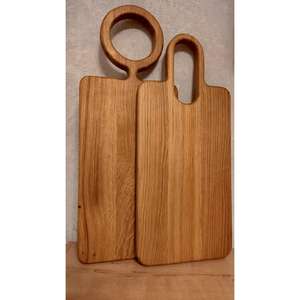 Planche à découper en bois naturel Bois écologique 100% Ustensiles de cuisine naturels Blocs multifonctionnels et planche à découper Logo personnalisé - Product Image 5