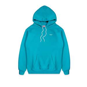 Sweat à capuche homme usagé Future Serif [UCF-HD-101] Streetwear coupe courte en molleton bouclette délavé à l'acide imprimé sérigraphié 500 g/m² - Product Image 1