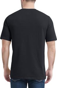เสื้อยืดผู้ชายผ้าฝ้าย200 GSM 100% เสื้อไม่มีลายสำหรับเล่นกีฬาเล่นยิมเสื้อยืดพลัสไซส์ฤดูร้อน - Product Image 5