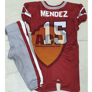 Maillots d'entraînement de football américain vierge personnalisés OEM uniformes de football américain de conception de sublimation en gros pour les jeunes - Product Image 2