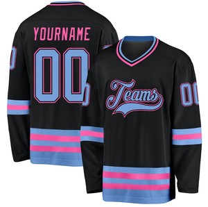 Customizable Unisex Reversible Hockey Jersey Set Heat-Transfer Printed Logo Name Quick Dry Anti-Bacterial Ice Hockey Wear (100% - Product Image 5