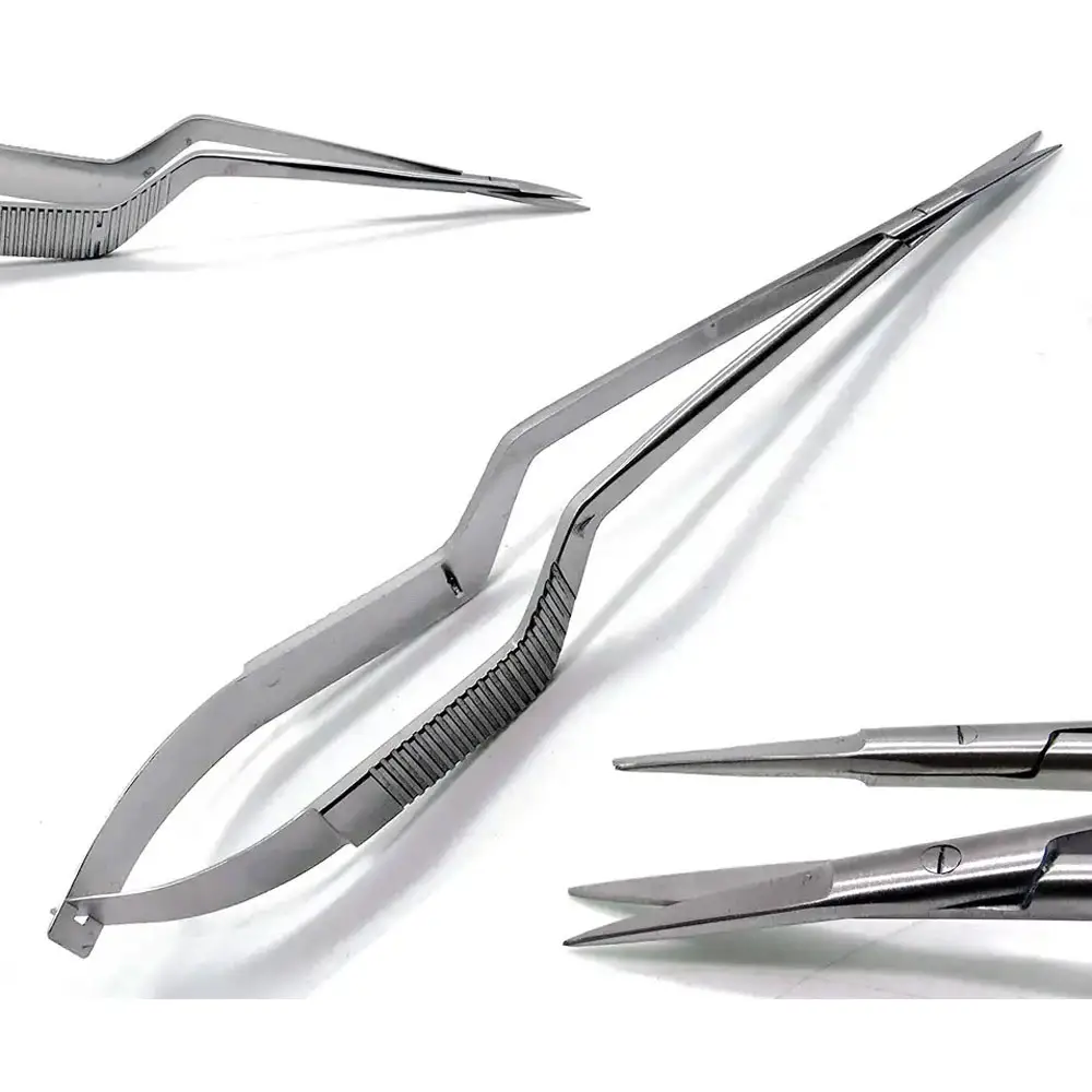 Castroviejo scissors กรรไกร4.5 "ชุดกรรไกรขนาดเล็กที่มีความเชี่ยวชาญสูงเรียกว่า Micro SC