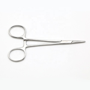 Pinzas Quirúrgicas Hemostáticas, Juego de Instrumentos Manuales de Acero con Punta Recta y Curva - Product Image 4