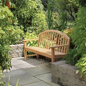 Bancs de jardin d'extérieur en bois de teck massif au design moderne Bancs de meubles de série pour applications de parc - Product Image 2