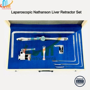 ชุดเครื่องมือถ่างอวัยวะตับผ่านกล้องผ่าตัดแบบส่องกล้อง Nathanson คุณภาพสูง ผลิตจากเหล็กกล้าผ่าตัดเกรดพรีเมียม รุ่น OMI-ENT-0042 ได้รับการรับรองมาตรฐาน ISO/CE ใช้ซ้ำได้ | - Product Image 5