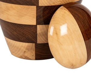 Urna de madera hecha a mano para cremación, recuerdo conmemorativo, urna de madera de abedul de estilo Vintage, cremación personalizada para mascotas hecha a mano - Product Image 6