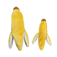 Jouets à mâcher et câlins en peluche indestructibles pour chiens actifs, avec simulation de pizza, burger, steak et crème glacée, qui couinent