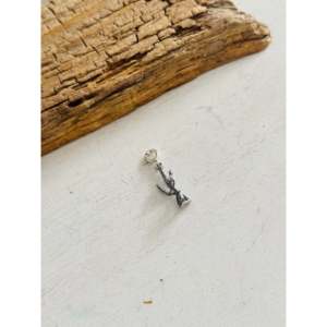 Breloques en argent sterling faites à la main Navajo en forme de saguaro, composants et accessoires de bijouterie - Product Image 3