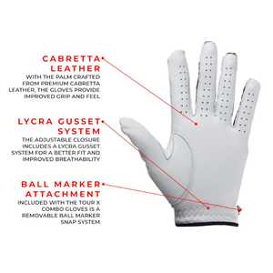 Vente en gros de gants de golf respirants de qualité supérieure pour le sport gants de golf en cuir de couleur personnalisée pour hommes - Product Image 5