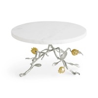 Présentoir à gâteaux avec base en métal au design antique, parfait pour les mariages de table à dessert de luxe et le style d'événement haut de gamme