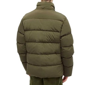 Chaqueta Acolchada Unisex Impermeable y Cortavientos de la Mejor Calidad, con Capucha, Cuello de Lona, Precio al por Mayor, Logotipo Personalizado en la Parte Delantera - Product Image 3